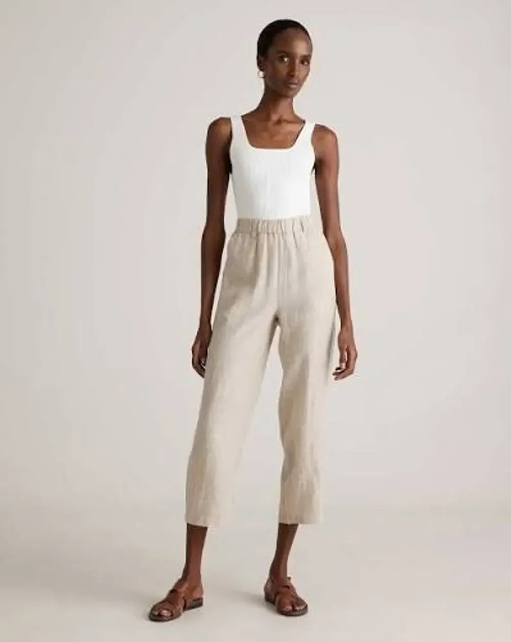 Quince 100% European Linen Pants in Flax Small Women's